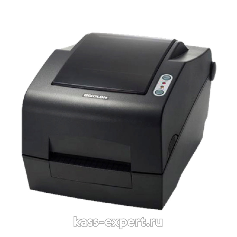 Принтер этикеток Bixolon SLP-T400CG (термо-трансф.;203dpi;4";152мм/сек;USB,LPT,RS232)отрез.,черный