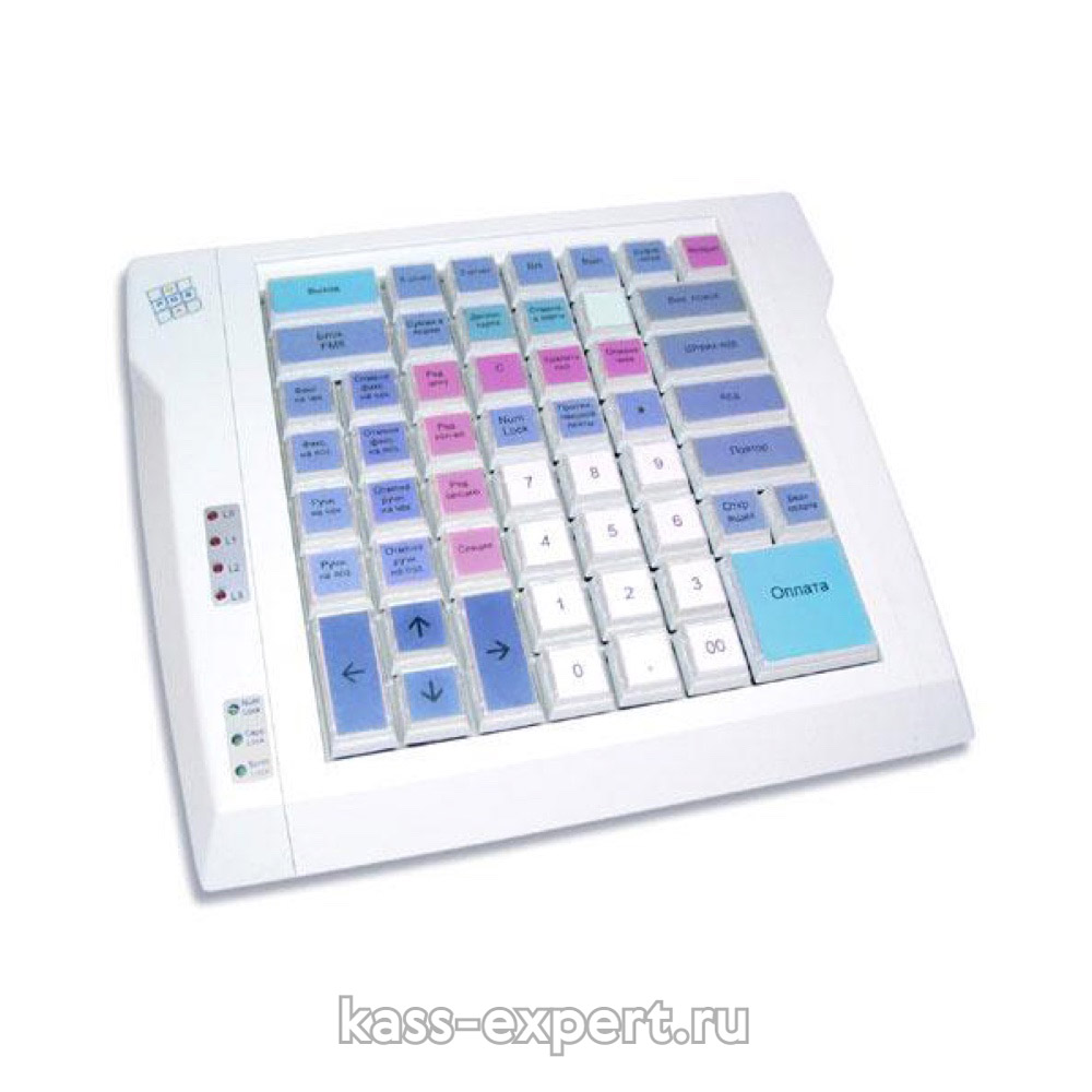 LPOS-064-Mxx(USB), программируемая клавиатура,64 клавиши,бежевая