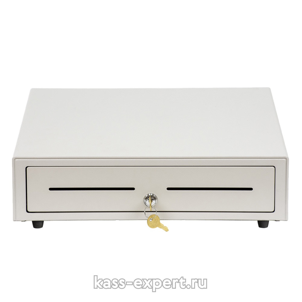 Денежный ящик АТОЛ CD-410-W белый, 410*415*100, 24V, для Штрих-ФР