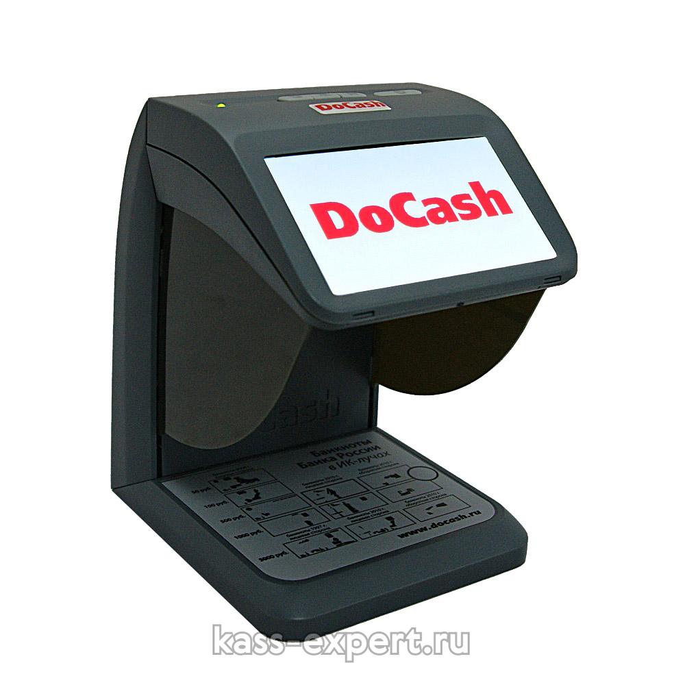 DoCash mini, ИК детектор, ЖК дисплей