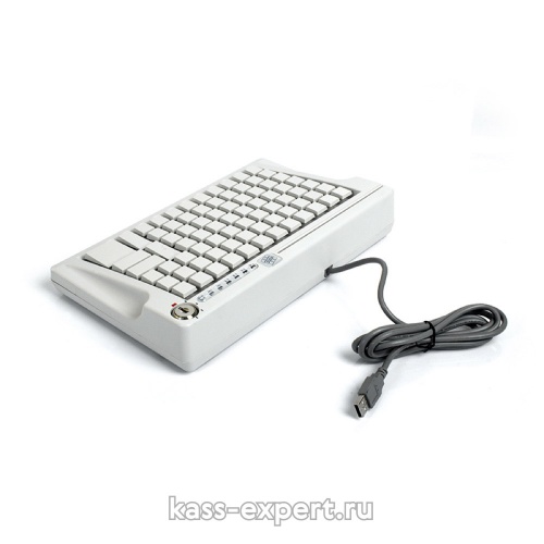 LPOS-084-M12(USB), программируемая клавиатура, 84 клавиши с ридером на 2 дор., с ключом, чер.