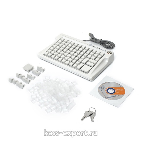 LPOS-084-Mхх(USB), программируемая клавиатура, 84 клавиши с ключом, чёрная