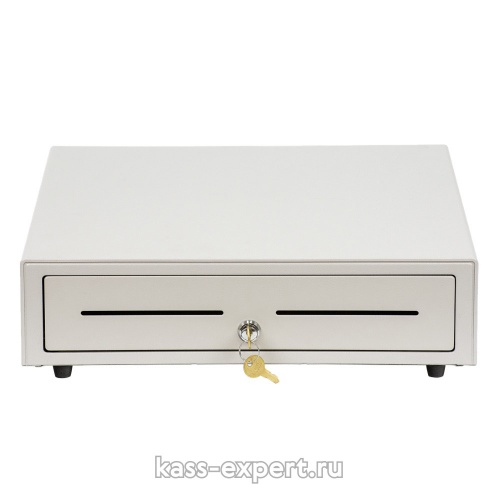 Денежный ящик АТОЛ CD-410-W белый, 410*415*100, 24V, для Штрих-ФР